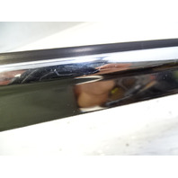 84 Mercedes R107 380SL trim, door chrome trim w/ window scraper seal, left