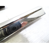 84 Mercedes R107 380SL trim, door chrome trim w/ window scraper seal, left