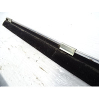 84 Mercedes R107 380SL trim, door chrome trim w/ window scraper seal, right