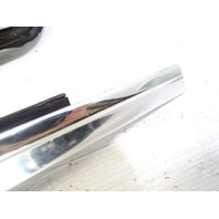 84 Mercedes R107 380SL trim, door chrome trim w/ window scraper seal, right