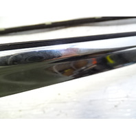 84 Mercedes R107 380SL trim, door chrome trim w/ window scraper seal, right