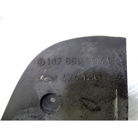 84 Mercedes R107 380SL trim, rear bumper filler moulding, left 1078800944