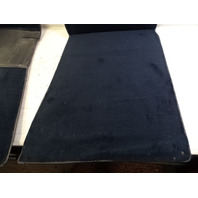 84 Mercedes R107 380SL interior floor mats carpet, front, 1076841929, 1076842529, blue