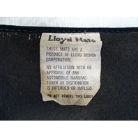 84 Mercedes R107 380SL floor mats covers blue