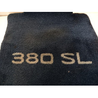 84 Mercedes R107 380SL floor mats covers blue