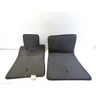 84 Mercedes R107 380SL floor mats covers blue