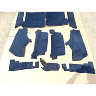 84 Mercedes R107 380SL carpet set, interior floor, blue
