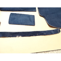 84 Mercedes R107 380SL carpet set, interior floor, blue