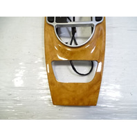 08 Mercedes R230 SL550 center console, w/  wood trim with ashtray 2306801736 chestnut