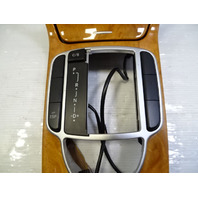 08 Mercedes R230 SL550 center console, w/  wood trim with ashtray 2306801736 chestnut