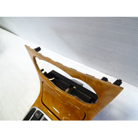 08 Mercedes R230 SL550 center console, w/  wood trim with ashtray 2306801736 chestnut