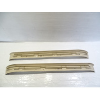 08 Mercedes R230 SL550 trim set, door step sill inner, 2306801935 2306802035 beige