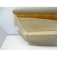 08 Mercedes R230 SL550 door panel, left, beige