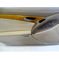 08 Mercedes R230 SL550 door panel, left, beige