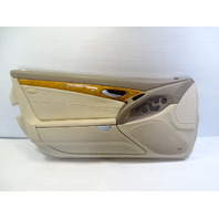 08 Mercedes R230 SL550 door panel, left, beige