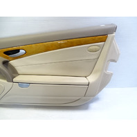 08 Mercedes R230 SL550 door panel, right, beige