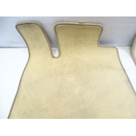 08 Mercedes R230 SL550 floor mats, beige OEM 2306802448 2306801848