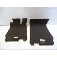 08 Mercedes R230 SL550 floor mats, beige OEM 2306802448 2306801848