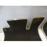 08 Mercedes R230 SL550 floor mats, beige OEM 2306802448 2306801848