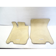 08 Mercedes R230 SL550 floor mats, beige OEM 2306802448 2306801848