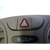 08 Mercedes R230 SL550 ac vent, dash, center, beige, 2308300854 SL500 SL600 SL65