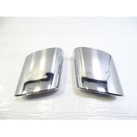 08 Mercedes R230 SL550 exhaust tips, set, left and right OEM