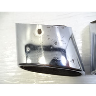 08 Mercedes R230 SL550 exhaust tips, set, left and right OEM