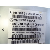 13 Mercedes X166 GL450 head unit, radio cd player media control 1669000109