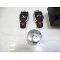 13 Mercedes X166 GL450 module, ignition switch, w/key 1669055100