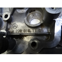 13 Mercedes X166 GL450 engine motor valve cover, left, 2780161105