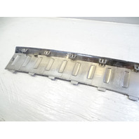 13 Mercedes X166 GL450 trim rear bumper protective sill guard chrome 1668840190