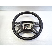 13 Mercedes X166 GL450 steering wheel, black, 1664605303