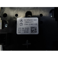 13 Mercedes X166 GL450 trim center console bezel tray, w/switches 1666802817 1669051551 black