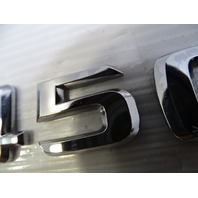 13 Mercedes X166 GL450 emblem set, on trunk lid GL450 4Matic