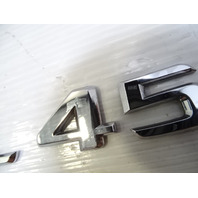 13 Mercedes X166 GL450 emblem set, on trunk lid GL450 4Matic