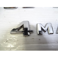 13 Mercedes X166 GL450 emblem set, on trunk lid GL450 4Matic