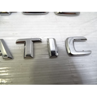 13 Mercedes X166 GL450 emblem set, on trunk lid GL450 4Matic