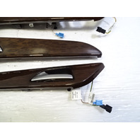 13 Mercedes X166 GL450 trim set door panel wood 1667203122 1667203222