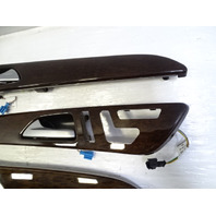13 Mercedes X166 GL450 trim set door panel wood 1667203122 1667203222