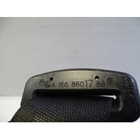 13 Mercedes X166 GL450 seat belt, left rear, 3rd row, black, 1668601786