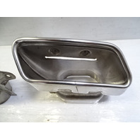 13 Mercedes X166 GL450 exhaust, muffler tips, 2214903527 2214903627