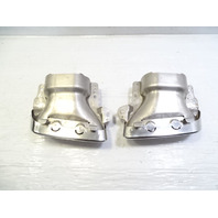 13 Mercedes X166 GL450 exhaust, muffler tips, 2214903527 2214903627