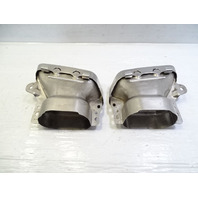 13 Mercedes X166 GL450 exhaust, muffler tips, 2214903527 2214903627