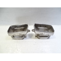 13 Mercedes X166 GL450 exhaust, muffler tips, 2214903527 2214903627