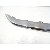 13 Mercedes X166 GL450 trim rear bumper lower molding chrome 1668852574