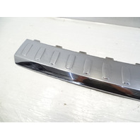 13 Mercedes X166 GL450 trim rear bumper protective sill guard chrome 1668840190