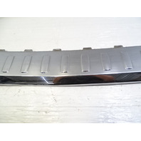 13 Mercedes X166 GL450 trim rear bumper protective sill guard chrome 1668840190