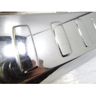 13 Mercedes X166 GL450 trim rear bumper protective sill guard chrome 1668840190