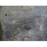 13 Mercedes X166 GL450 cover, under engine shield, center front, 1665200723