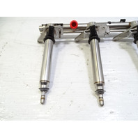 13 Mercedes X166 GL450 fuel rail w/ injectors, set of 4, left 2780703395 2780700687